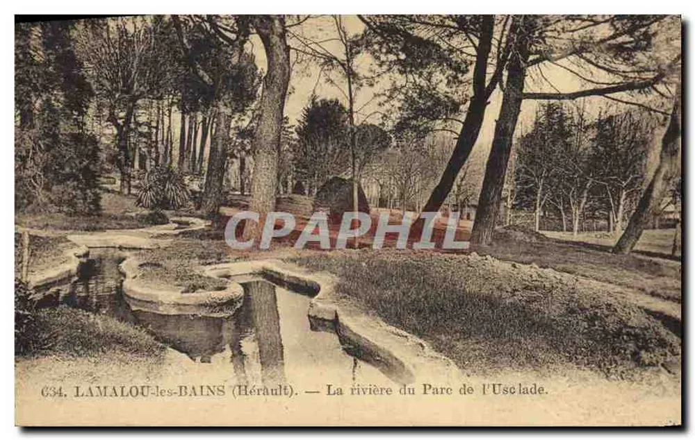 Lamalou-les-Bains (Hérault) — Der Fluss des Parc de l'Usclade — n°634 - Vorderseite