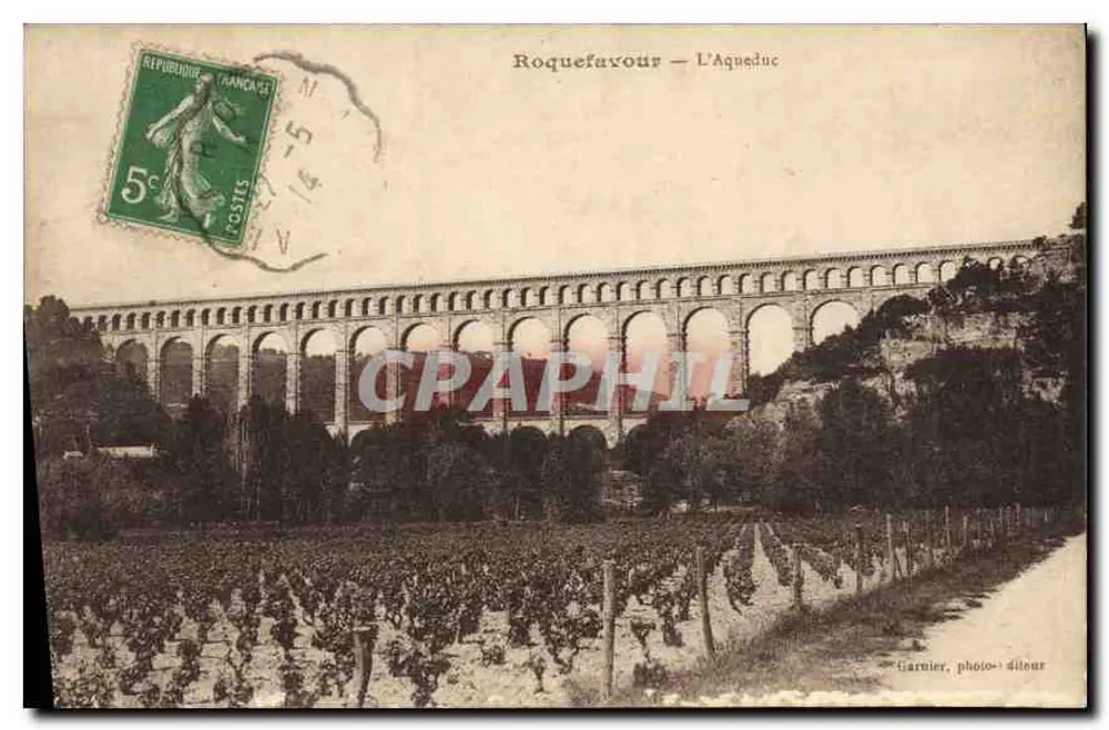 Roquefeuille — O Aqueduto — Garnier, fotógrafo-editor - Frente