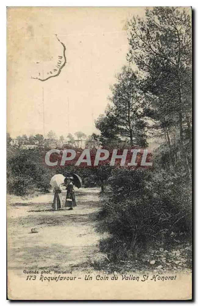 Roquefavour - Ein Eckbereich des Vallon St Honorat — Guende phot, Marseille, Nr. 173 - Vorderseite