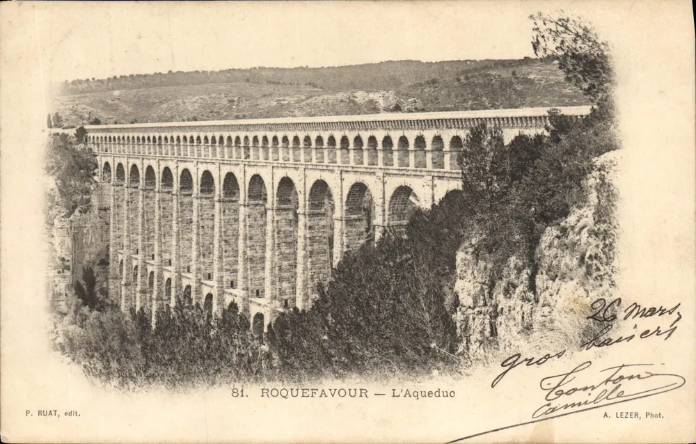 Roquefavour — O Aqueduto — P. Ruat, editor - Frente