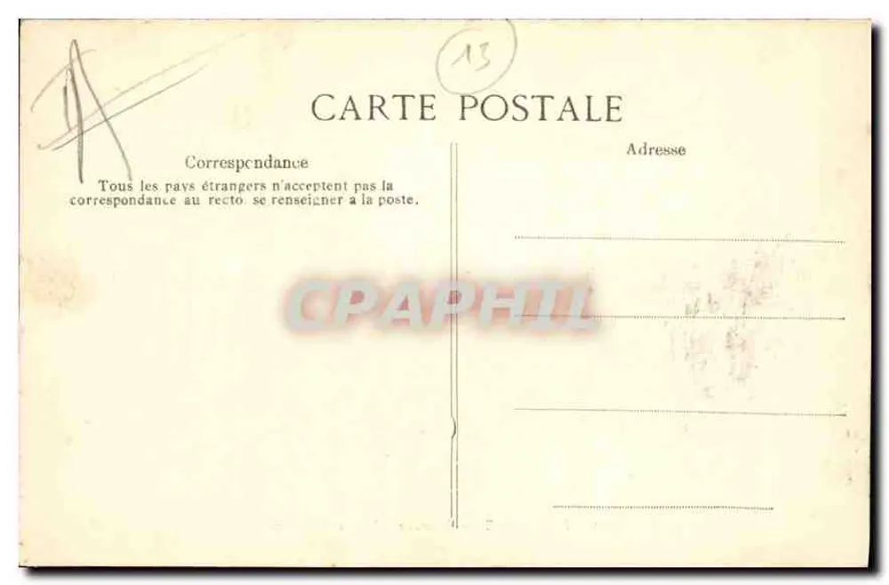 Les Baux — Das alte Schloss 11. Jahrhundert — Verlag BLD, Nr. 2203 - Rückseite