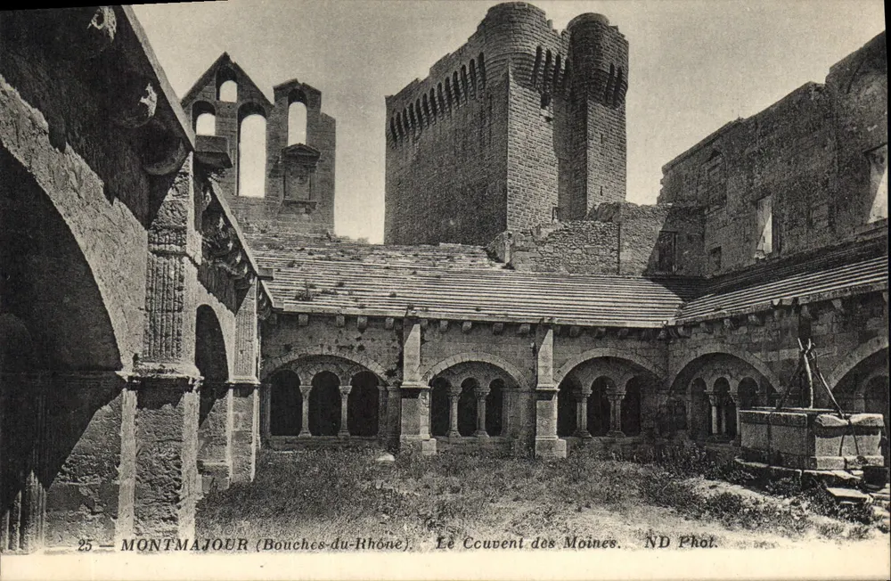 Montmajour (Bouches-du-Rhône) — Das Konvent der Mönche — ND Phot. - Vorderseite