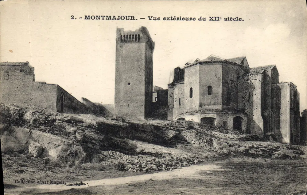 Montmajour — Aussicht auf das 12. Jahrhundert — Sammlung d'Art Magali, n°2 - Vorderseite