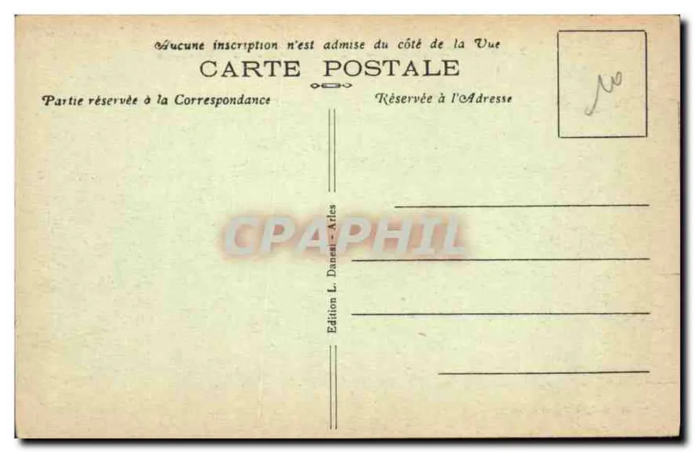 Montmajour — Aussicht auf das 12. Jahrhundert — Sammlung d'Art Magali, n°2 - Rückseite