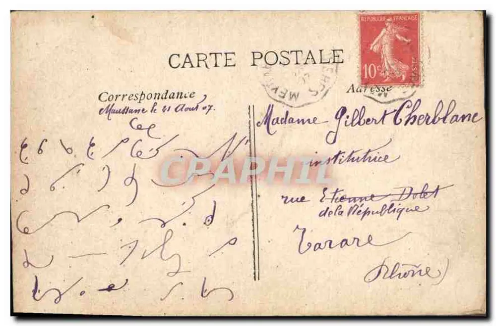 Les Baux — Hotel des De Manville — Photo-steliers Baudouin, Vincent Marseille, Verlag Palinaeci - Rückseite