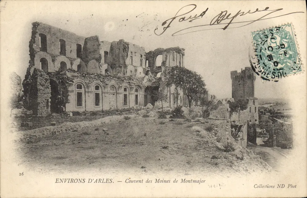 Arredores de Arles — Mosteiro dos Monges de Montmajor — Collections ND Phot - Frente
