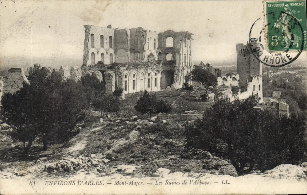 Umgebung von Arles — Mont-Major — Ruinen der Abtei — LL. - Vorderseite