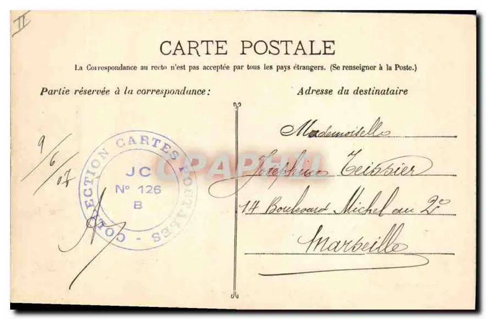 Roquefavour — De Weg en de Brug — Guende fot. Mars.ille n°171 - Achterkant