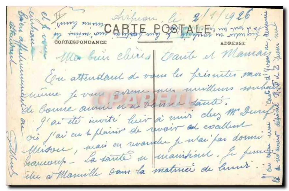 Arles-sur-Rhône — Vista Geral — Col. E.C. - Verso