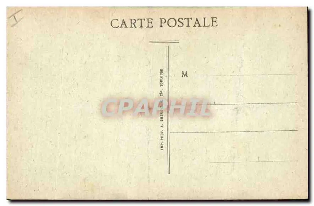 Tarascon — A Porta da Condamine — Foto Moderna, Tarascon. República Internacional (Série Histórica C. M.) - Verso