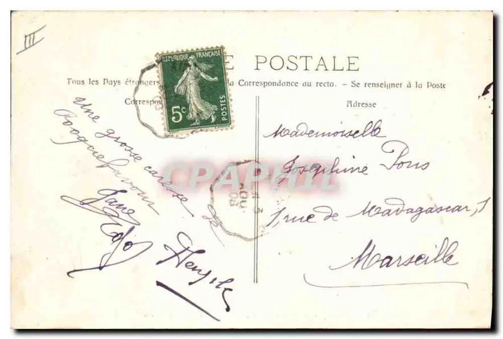 Roquefavour — Llegada al Ermitorio del Vallon St-Honorat — Fototipia Le Laboul Muret - Reverso