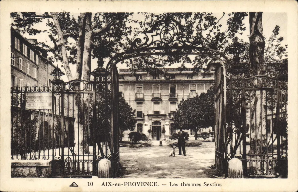 AIX-en-PROVENCE — Os termas Sextius — editor AIX-en-PROVENCE, n° 10 - Frente