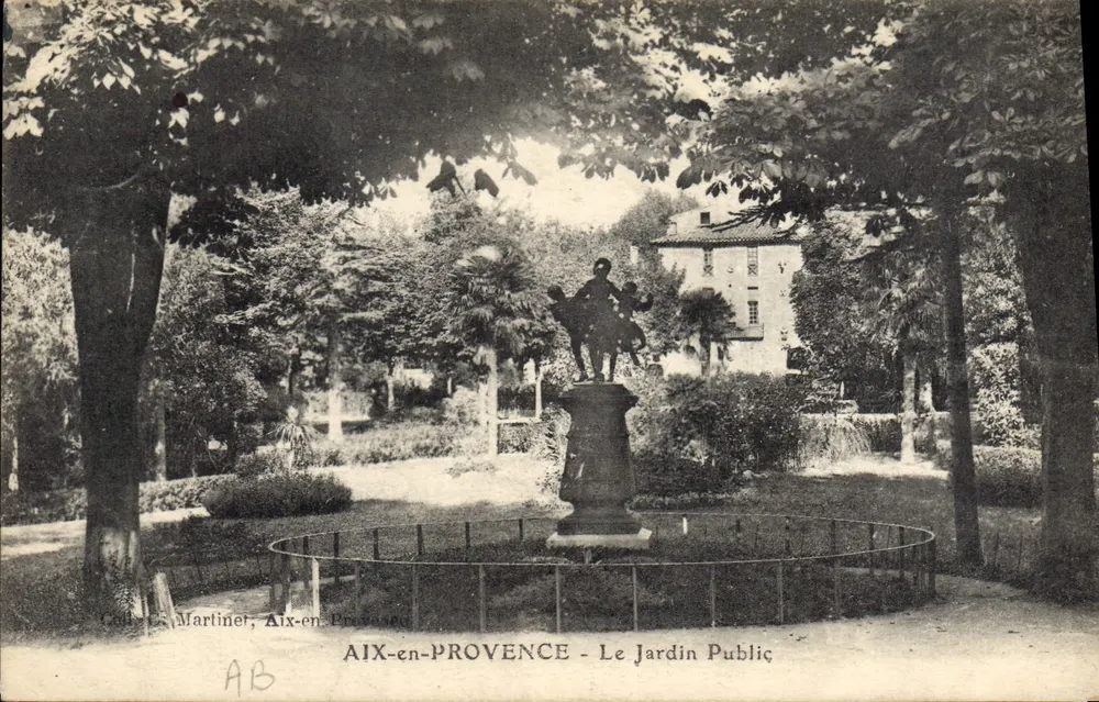 AIX-en-PROVENCE - O Jardim Público — Coleção Martiner, Aix-en-Provence - Frente