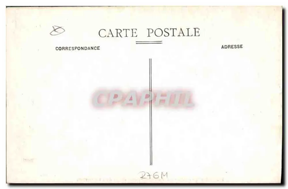 Montmajour - Hof des Klostergangs und das 18. Jahrhundert Kloster — Coll. E.C. n° 309 - Rückseite
