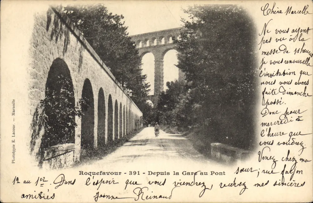 Roquefeuil - Von der Care zum Pont — Phototypie E. Lacour, Marseille — n°391 - Vorderseite