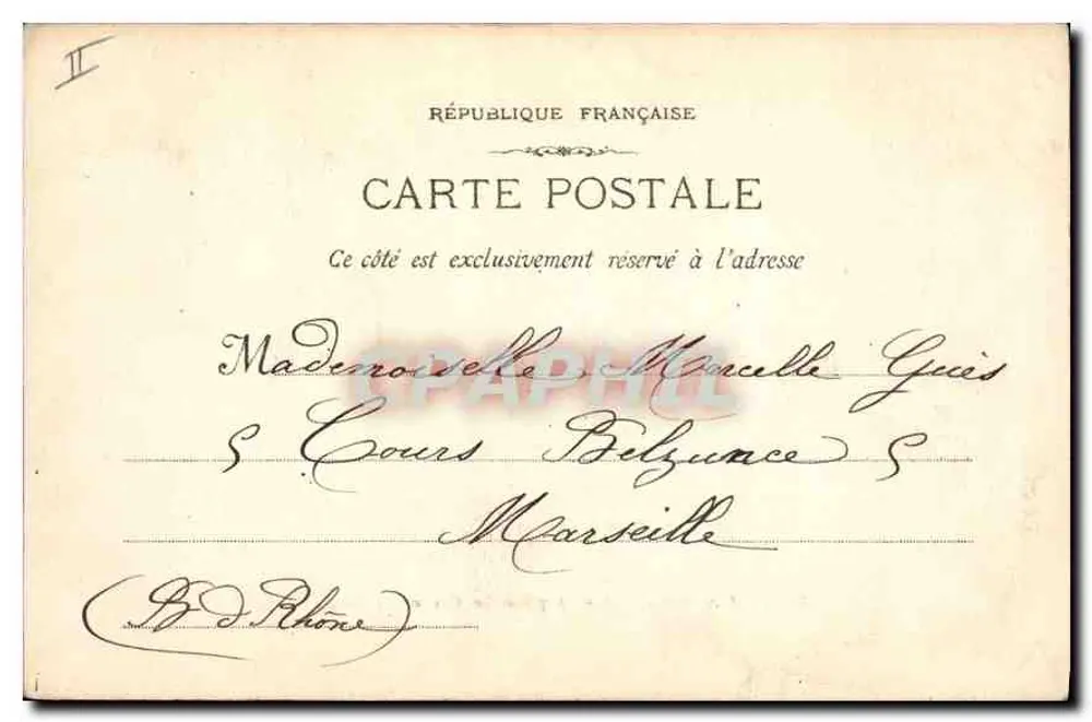 Roquefeuil - Von der Care zum Pont — Phototypie E. Lacour, Marseille — n°391 - Rückseite