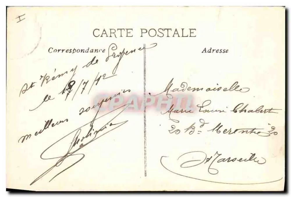 St RÉMY de PROVENCE — Die römischen Denkmäler — Caffi L.A. - Rückseite