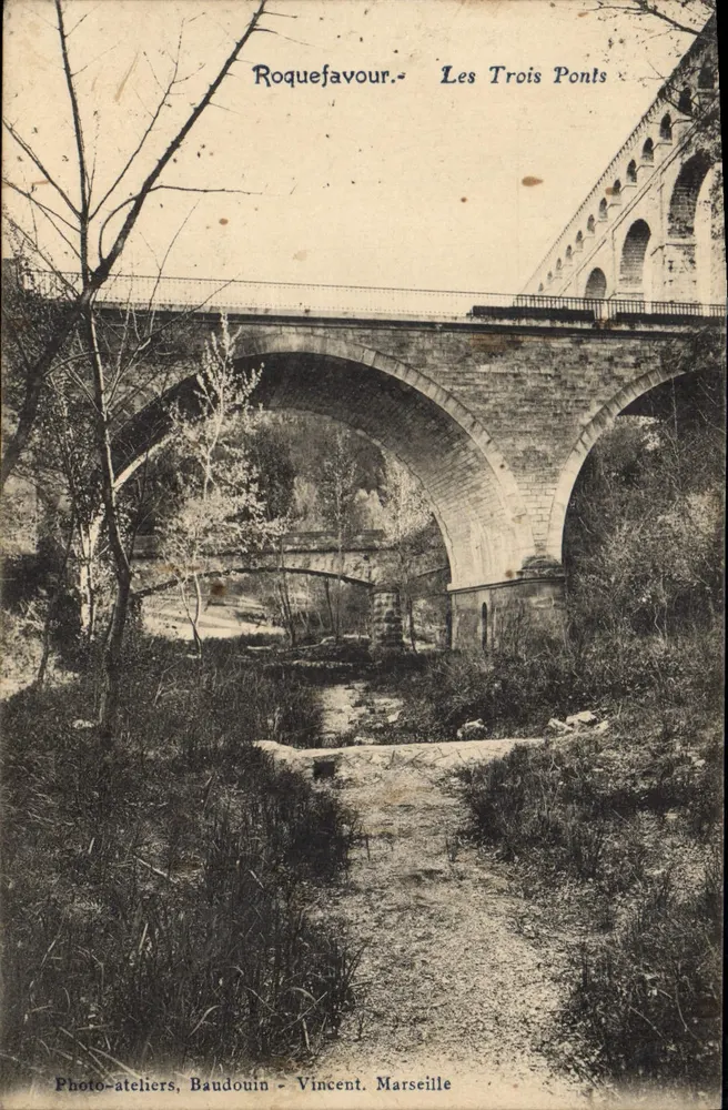 रोक्फेयूल - तीन पुल - फोटो एटेलियर बॉडूइन-विन्सेंट, मास्सेविले - आगे