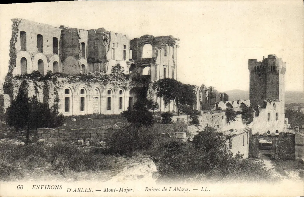 Ruinen der Abtei — Mont-Major — Umgebung von Arles — LL. - Vorderseite
