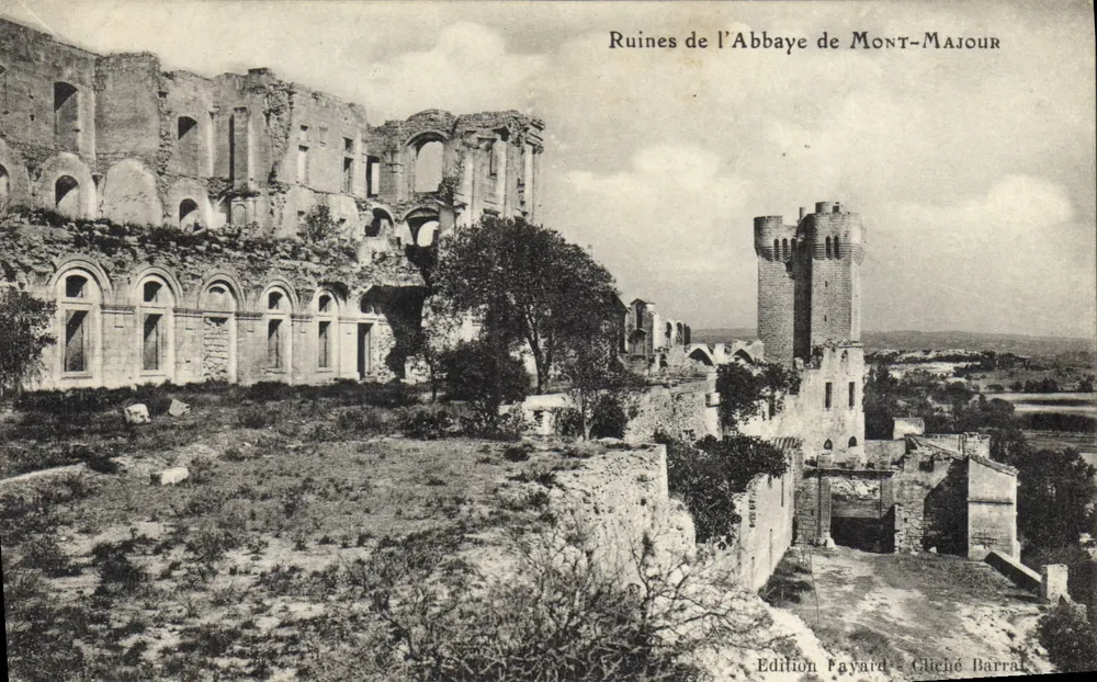 Ruínas da Abadia de Mont-Major — Edição Fayard - Gliché Barral - Frente