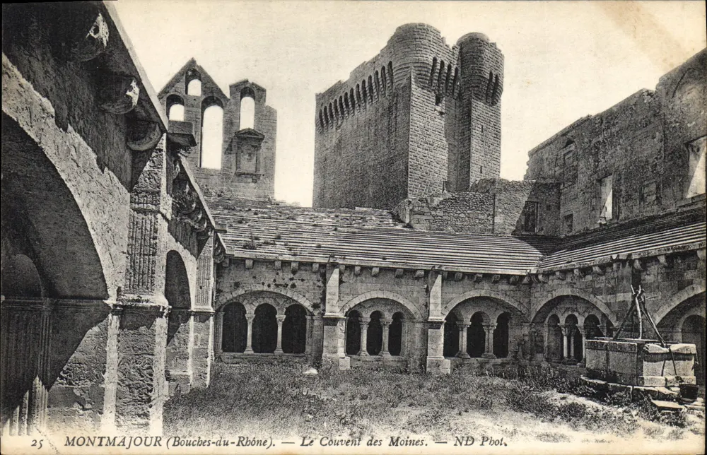 Montmajour (Bouches-du-Rhône) — Das Konvent der Mönche — ND Pbol. - Vorderseite