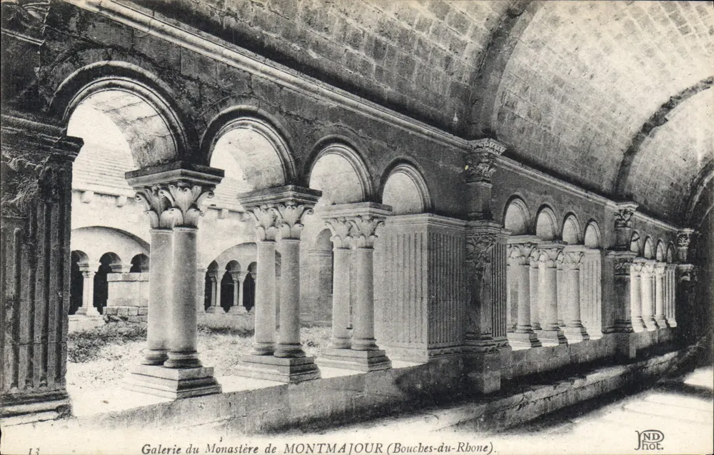 Galerie des Klosters MONTMAJOUR (Bouches-du-Rhône) — architektonische Ansicht — JND Phot. - Vorderseite