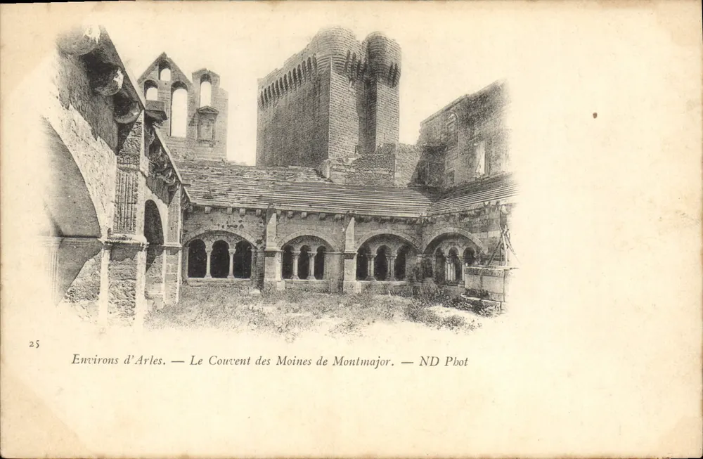 Arredores de Arles — O Convento dos Monges de Montmajor — ND Pbot - Frente
