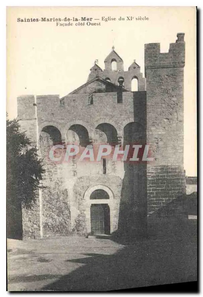 Saintes-Maries-de-la-Mer — Kirche des 11. Jahrhunderts — Westfassade — Fot. Hark Bazin, 27 Toulouse - Vorderseite