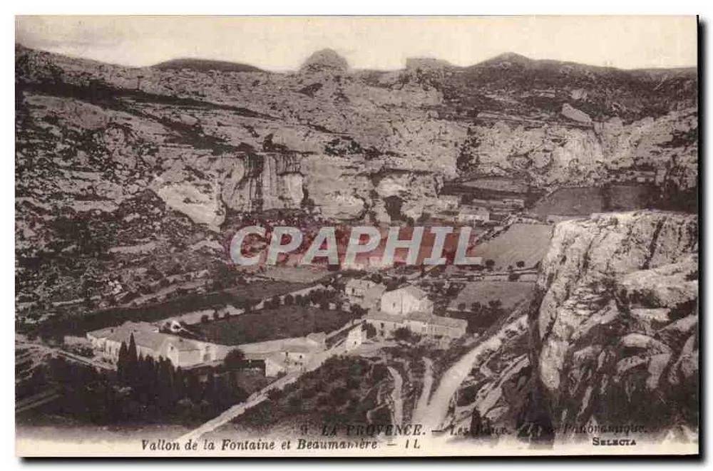 Vallon de la Fontaine und Beaumanière — Les Baux — Panoramisch — Sélecta - Vorderseite
