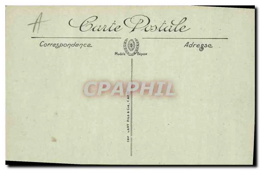 Saint-Rémy — Die römischen Antiquitäten — Ruinen der alten Volie — I.L. - Rückseite