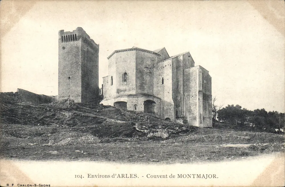 Arredores de Arles - Mosteiro de Montmajor — B.P. Chalon-Saône, n°104 - Frente