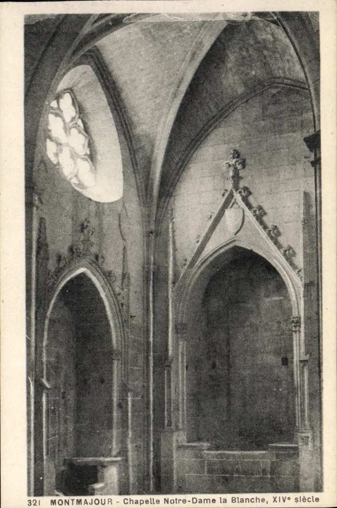 Montmajour - Kapelle Notre-Dame la Blanche, 14. Jahrhundert - Vorderseite