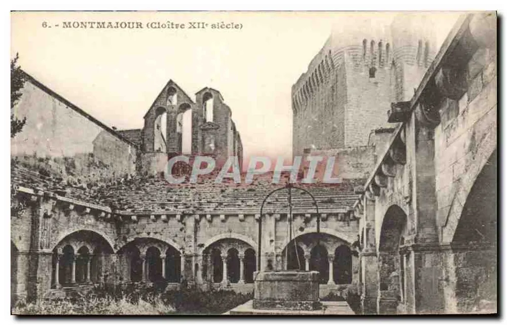मॉंटमाजूर (12वीं शताब्दी का क्लॉइटर) — प्रकाशक एल. डांते, अर्लेस, संख्या 6 - आगे