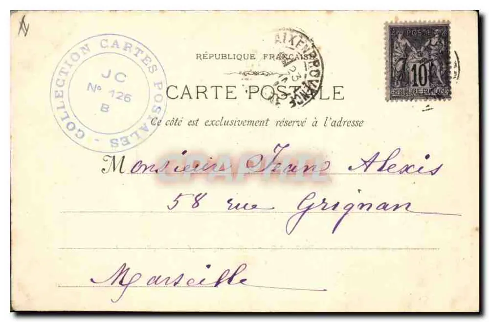Dintorni di Aix-en-Provence — Ponte-Aquedotto di Roquefavour — J.P. A. Dragon Aix - Verso