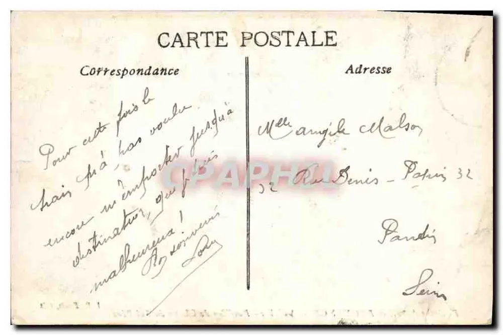 Umgebung von AIX IN PROVENCE — Valabre — Jagdhaus des Königs René — J. B. Bouts, Verlag - Rückseite