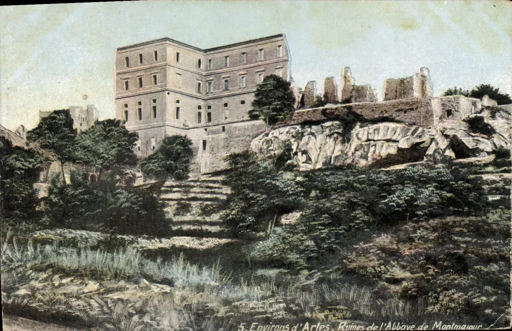 Environs d'Arles — Ruines de l'Abbaye de Montmaior — éditeur L.V. & Cie, n°5 - Vorderseite