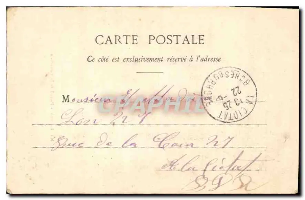 Martigues - Portal da Catedral — Coleção L. A. - Verso