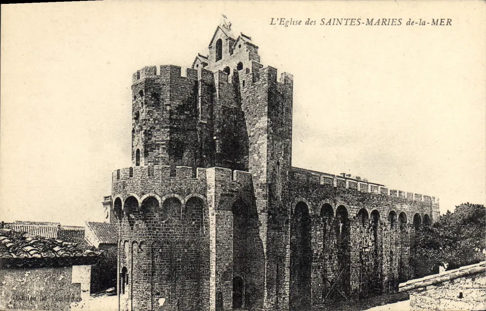 Die Kirche der Saintes-Maries-de-la-Mer — Verlag La Presse - Vorderseite