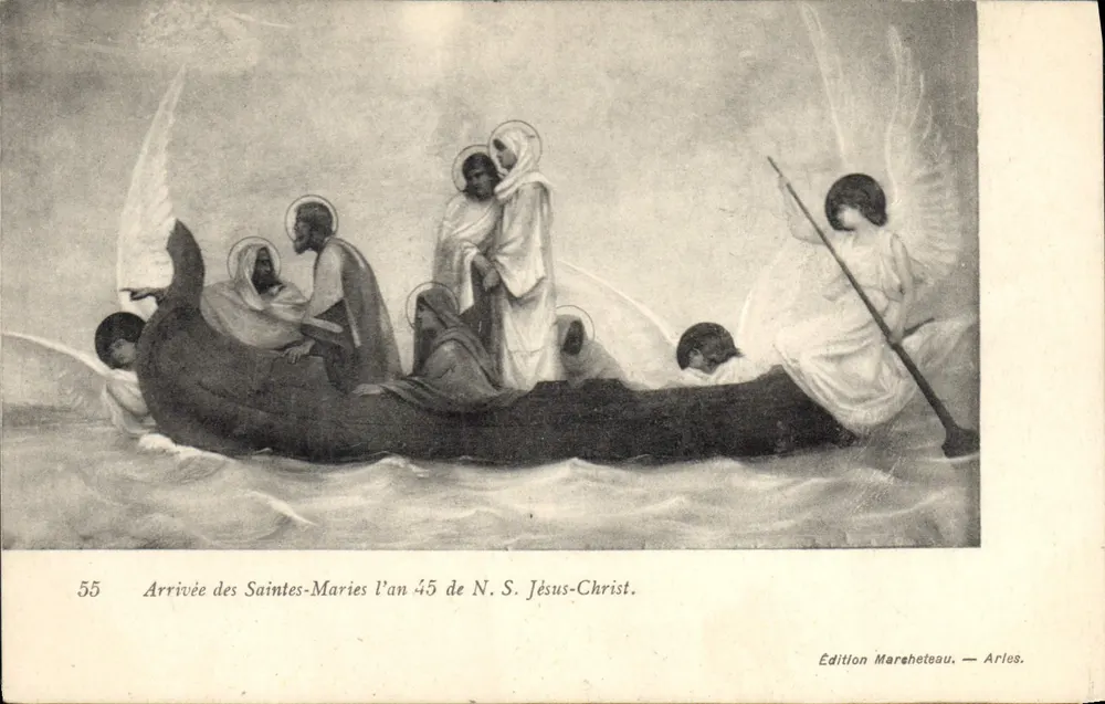 Ankunft der Heiligen Maria im Jahr 45 unseres Herrn Jesus Christus — Edition Marsheteau — Arles - Vorderseite