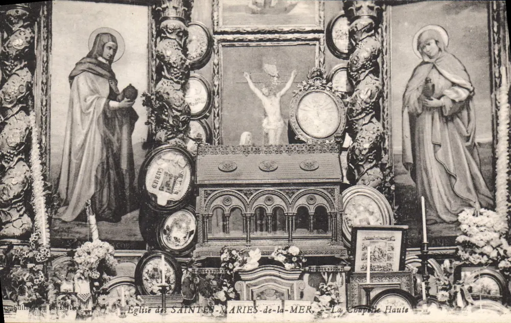 Kirche der Saintes-Maries-de-la-Mer — La Chapelle Haute — Verlag: Ballingue (oder Bally) — Seriennummer nicht sichtbar - Vorderseite