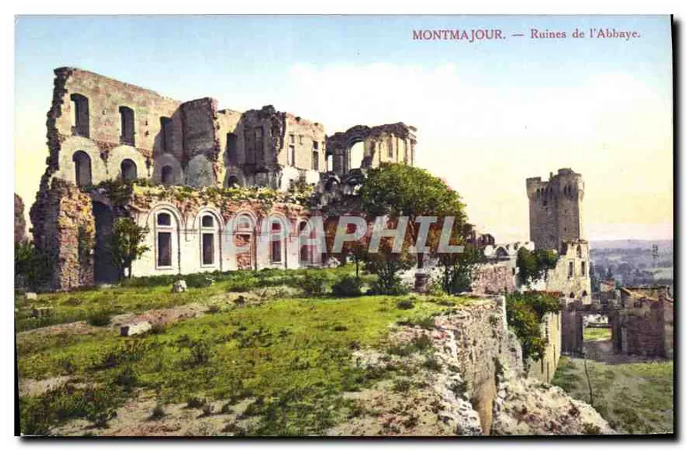 Montmajour — Ruínas da Abadia — Editor: Cartes Postales Complètes - Frente