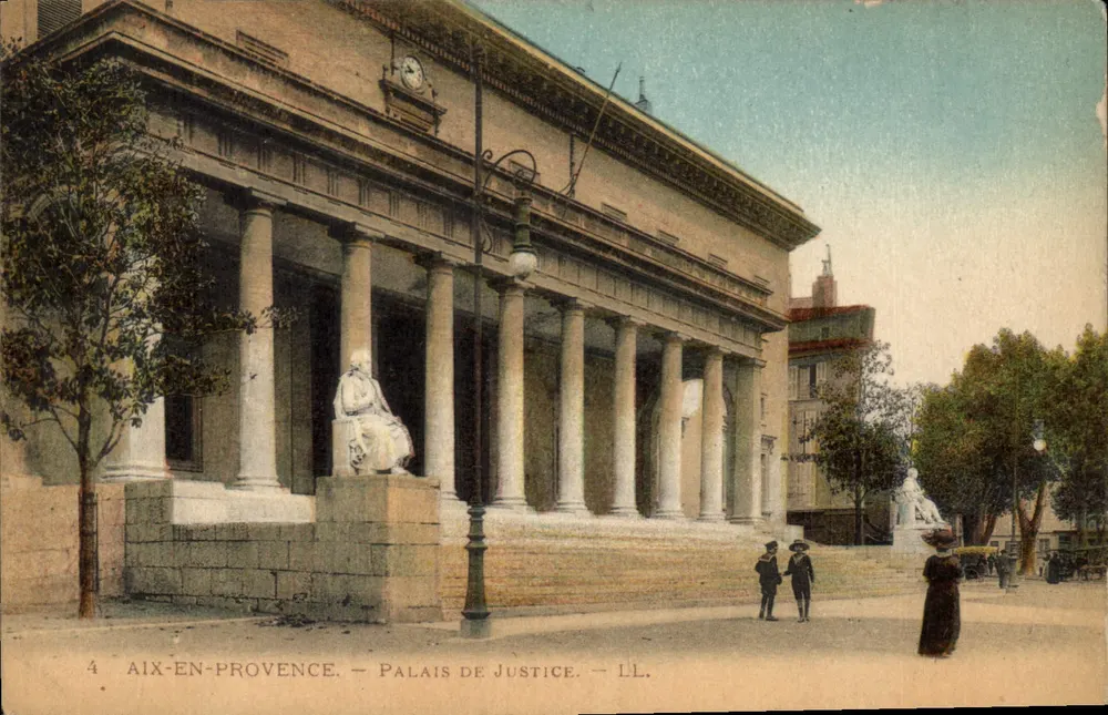 Aix-en-Provence — Palácio de Justiça — LL - Frente