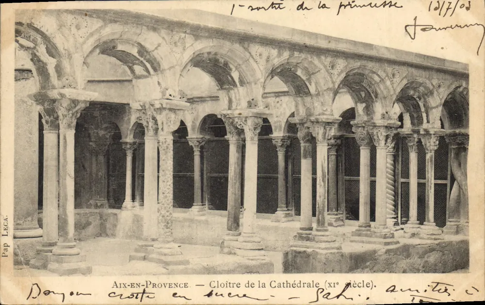Aix-en-Provence — Klasztor Katedry (XI wiek). — Pap Leca. - Awers