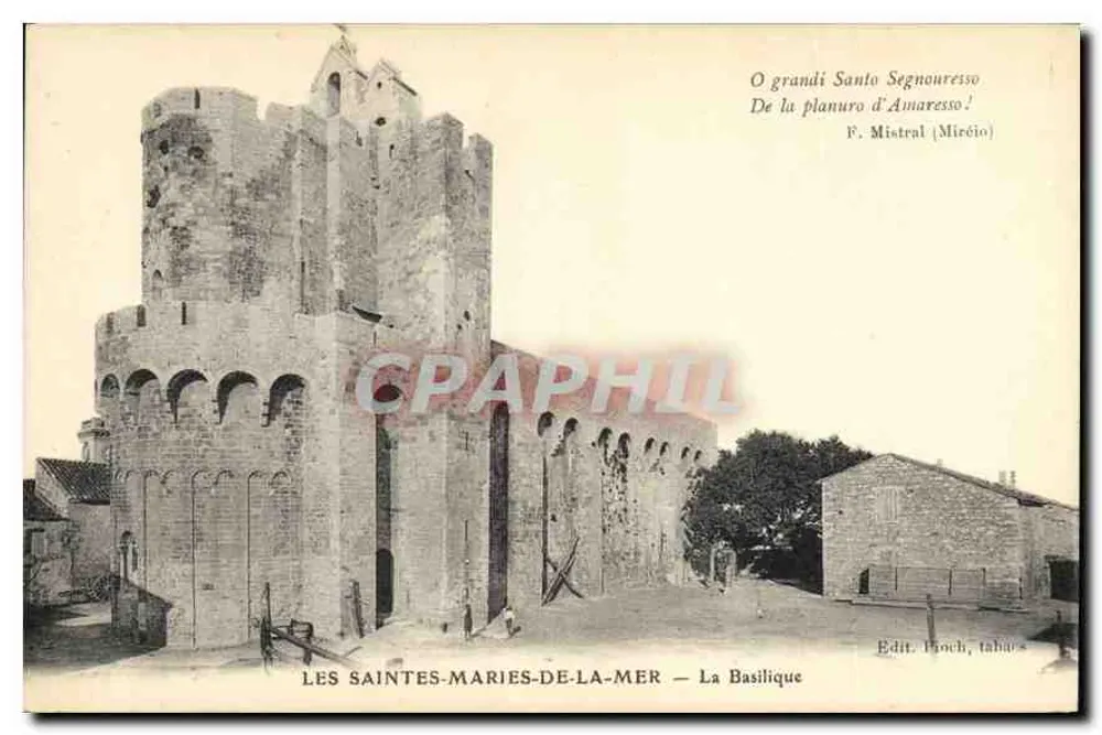 Les Saintes-Maries-de-la-Mer — A Basílica — Edit. Proch, Tahou - Frente