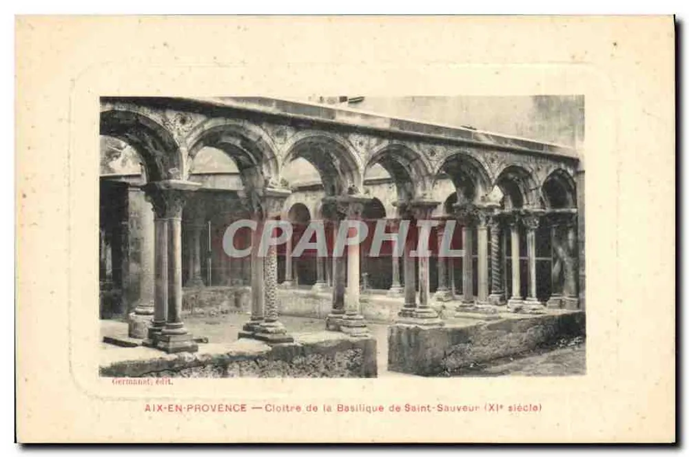Aix-en-Provence — Kloster der Basilika Saint-Sauveur (11. Jahrhundert) — Germanat, Verlag - Vorderseite