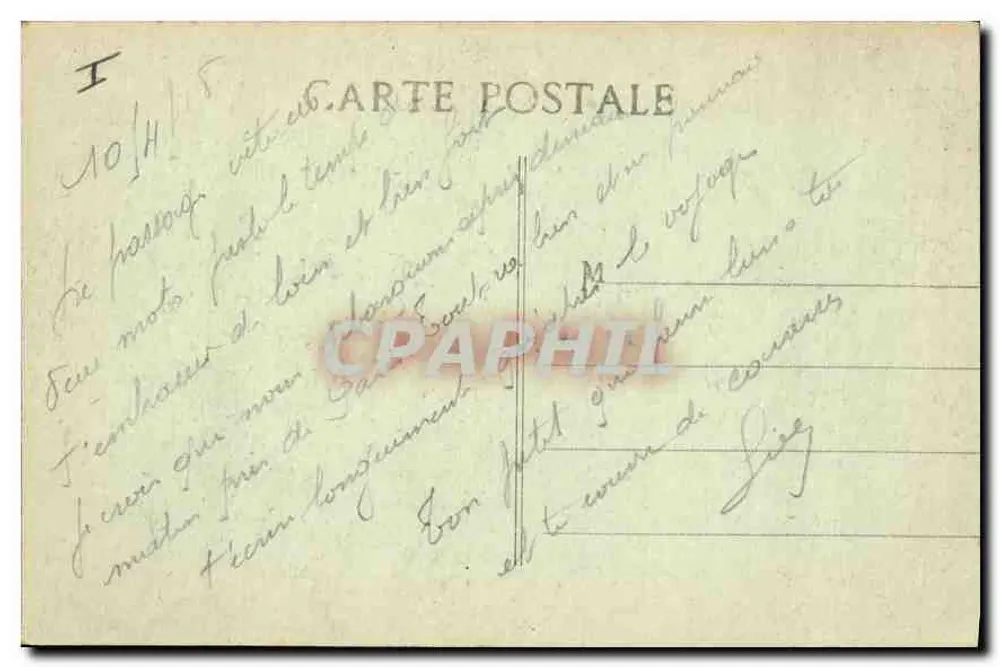 Aix-en-Provence — Die Große Fontäne — Verlag J.-B. Bouis - Rückseite