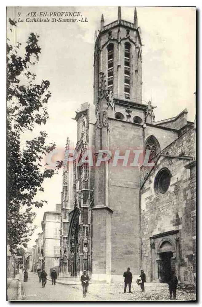 Aix-en-Provence — Die Kathedrale Saint-Sauveur — LL - Vorderseite