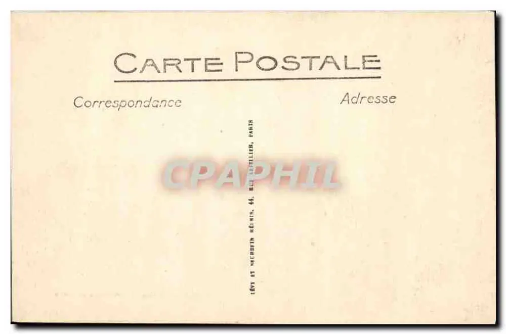 Palast von Marseille und Provence — Kolonialausstellung von Marseille — Architekten Rombert Champollion und Mourières - Rückseite