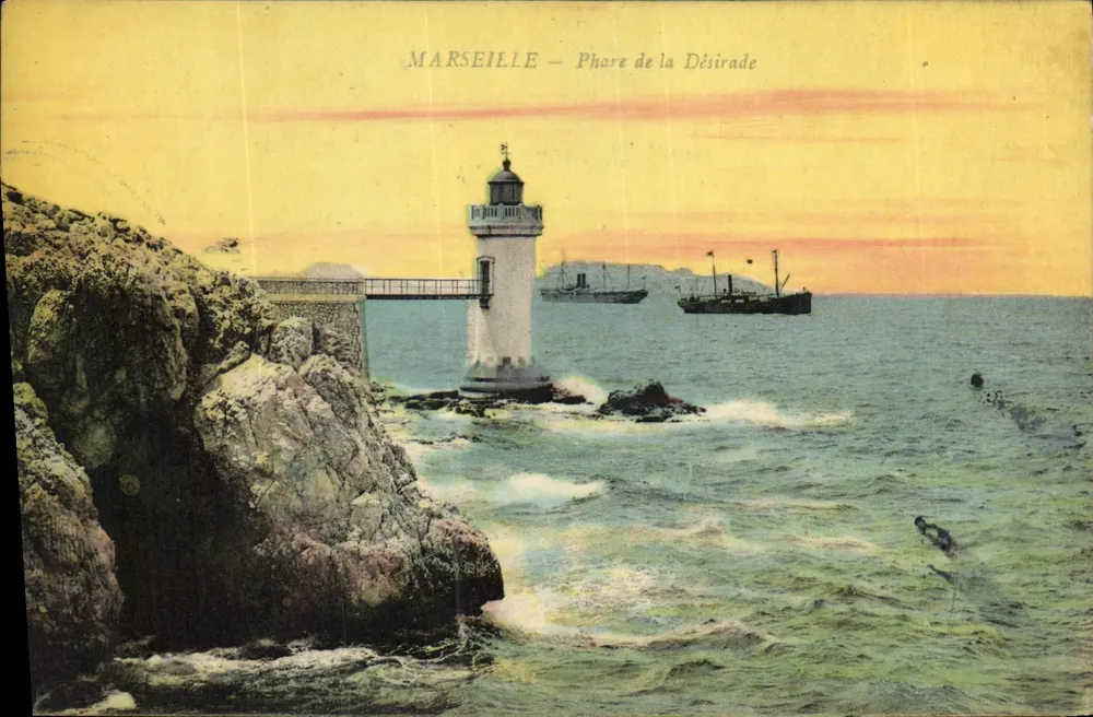 Marseille — Farol da Désirade — Fototipia T. 12 rue Forca, Marseille - Frente