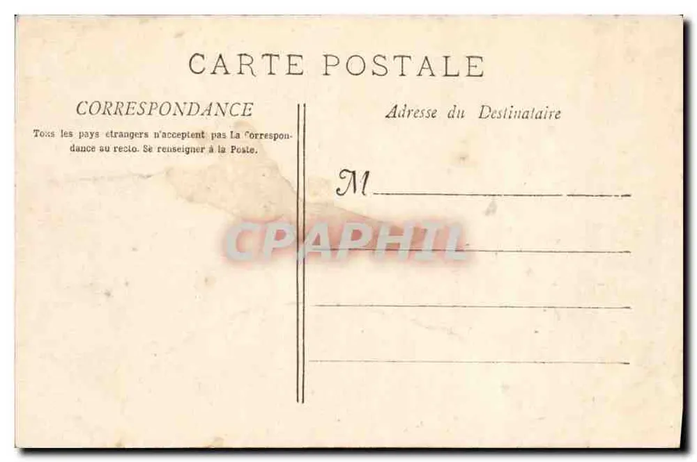 Marseille — A Rue Noailles — Hotel de Labour — Editor: H. Lacombe - Verso